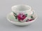 Meissen Coffee Cups with Saucers with Pink Roses, Set of 12, Image 2
