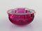 Murano Bowl in Pink Mouth Blown Art Glass, Italy, 1960s 2