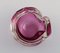 Murano Bowl in Pink Mouth Blown Art Glass, Italy, 1960s, Image 4