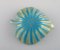 Leaf-Shaped Bowl in Turquoise Mouth-Blown Art Glass from Barovier and Toso 7