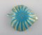 Leaf-Shaped Bowl in Turquoise Mouth-Blown Art Glass from Barovier and Toso, Image 7