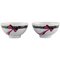 Royal Copenhagen Jingle Bells Bowls with Spruce and Ribbon, Set of 2, Image 1