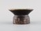 Candlestick and Dish in Glazed Ceramics by Henning Nilsson for Höganäs, 1960s, Set of 2, Image 3