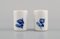 Blue Flower Braided Salt Shakers, Early 20th Century, Royal Copenhagen, Set of 2 2