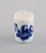 Blue Flower Braided Salt Shakers, Early 20th Century, Royal Copenhagen, Set of 2 5