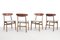 Danish Dining Chairs in Oak and Teak, Set of 4 3