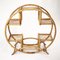 Bamboo Circular Plant Sand, 1970s 5