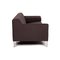 Rolf Benz 180 Freestyle Fabric Sofa Gray Three-Seater Couch 9