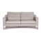 Gray Leather Sofa by Rolf Benz 1