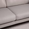Grey Leather Sofa by Rolf Benz 3