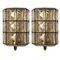 Iron and Bubble Glass Sconces from Limburg, Germany, 1960s, Set of 2 14