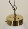 Delta Grande Pendant Light in Glass and Brass by Sergio Mazza for Artemide, 1960s, Set of 2 8