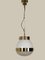 Grande Lampe à Suspension Delta Grande en Verre et Laiton par Sergio Mazza pour Artemide, 1960s, Set de 2 7