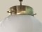 Grande Lampe à Suspension Delta Grande en Verre et Laiton par Sergio Mazza pour Artemide, 1960s, Set de 2 11