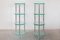 Round Glass Mid-Century Chrome Frame Plant Etagere, Set of 2, Image 2