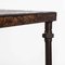 Large Square Industrial Console Table, 1940s 5