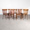 Curved Bentwood Dining Chair by Marcel Breuer for Luterma, 1950s, Set of 7 2