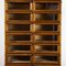 Tall Model 1067.1 Haberdashery Shelving Storage Unit with 20 Drawers, 1950s 3