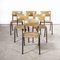 Stacking Dining Chairs with Metal Frame from Elbe, Set of 6, Image 7