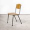 English Metal Frame Stacking School Dining Chairs, 1970s, Set of 6, Image 1