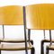 English Metal Frame Stacking School Dining Chairs, 1970s, Set of 8, Image 6