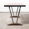 French Rectangular Red Laminate Dining Table with Aluminum Base, 1960s, Image 6