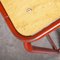 Vintage French Red Stacking Laboratory Stool from Mullca, 1960s 4