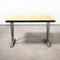 French Rectangular Yellow Laminate Model 779.1 Dining Table with Aluminum Base, 1960s 9