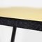 French Rectangular Yellow Laminate Dining Table with Aluminum Base, 1960s 2