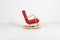 Scandinavian Modern Sculptural Rocking Chair, 1950s 4