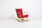 Scandinavian Modern Sculptural Rocking Chair, 1950s 1