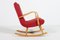 Scandinavian Modern Sculptural Rocking Chair, 1950s 7