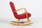 Scandinavian Modern Sculptural Rocking Chair, 1950s, Image 7