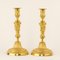 Louis XVI or Transition Era Candlesticks À La Grec in Gilded Bronze, 1770s, Set of 2 4