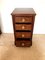 Inlaid Mahogany Bedside Chest of Drawers by Hamptons of Pall Mall, Set of 2 3
