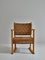 Lounge Chair in Beech & Woven Seagrass by Karl Schrøder for Fritz Hansen, 1940s 3