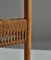 Lounge Chair in Beech & Woven Seagrass by Karl Schrøder for Fritz Hansen, 1940s 6