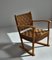 Lounge Chair in Beech & Woven Seagrass by Karl Schrøder for Fritz Hansen, 1940s 9