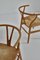 Wishbone Chairs by Hans J. Wegner for Carl Hansen & Sons, 1950s, Set of 2 17