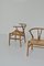 Chaises Wishbone par Hans J. Wegner pour Carl Hansen & Sons, 1950s, Set de 2 16