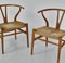 Wishbone Chairs by Hans J. Wegner for Carl Hansen & Sons, 1950s, Set of 2 12