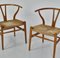 Wishbone Stühle von Hans J. Wegner für Carl Hansen & Sons, 1950er, 2er Set 12