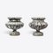 19th Century French Gray Cast Iron Urns, Set of 2, Image 6