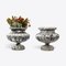 19th Century French Gray Cast Iron Urns, Set of 2 3