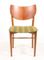 Danish Teak & Oak Dining Chairs by Eva & Nils Koppel, 1950s, Set of 6 2