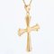 Modern 18 Karat Rose Gold Cross Pendant 4