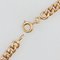 French 18 Karat Rose Gold Curb Chain Bracelet, 1960s 6