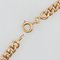 French 18 Karat Rose Gold Curb Chain Bracelet, 1960s, Image 6