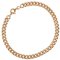 French 18 Karat Rose Gold Curb Chain Bracelet, 1960s 1