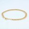 French 18 Karat Rose Gold Curb Chain Bracelet, 1960s, Image 3